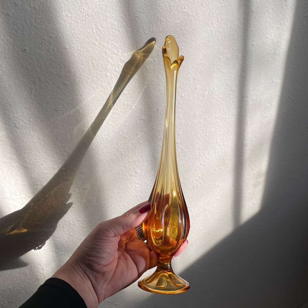 Glass Art Deco Vase